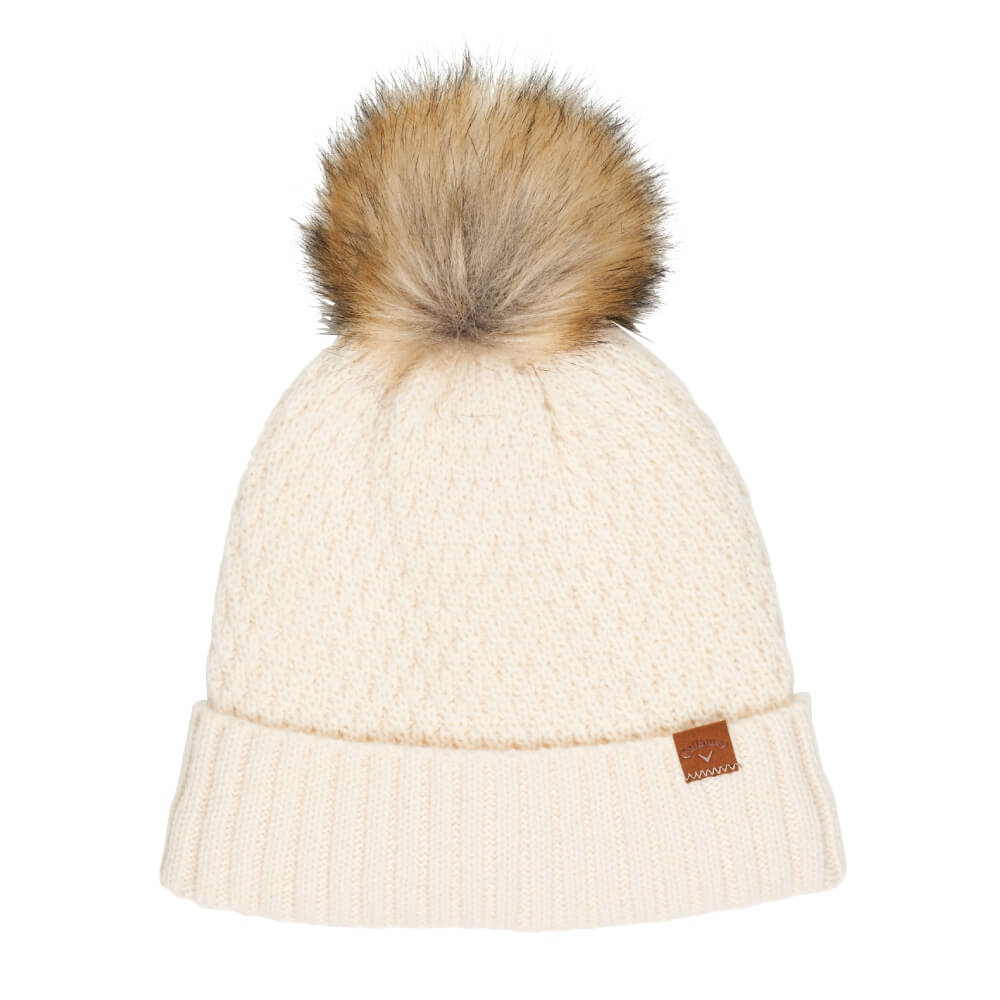 Callaway Pom Pom Beanie Lue Dame Hvit