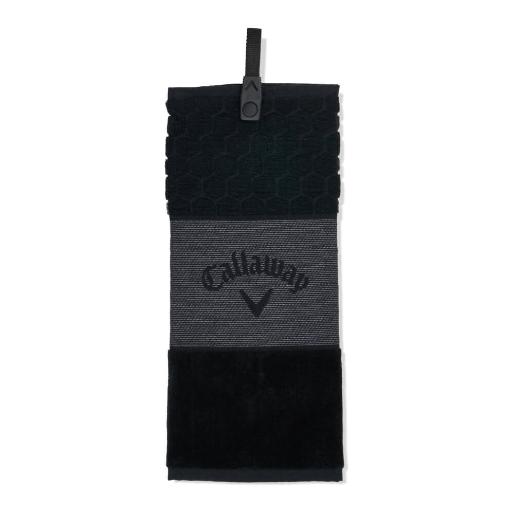 Callaway Tri-Fold Håndkle Sort