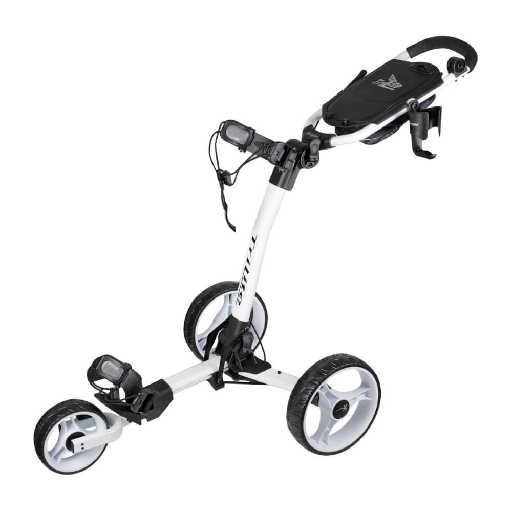 Axglo Tri Lite Golftralle Hvit