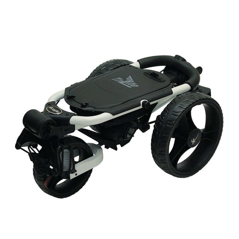 Axglo Tri Lite Golftralle Hvit