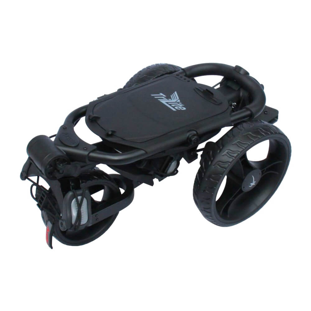 Axglo Tri Lite Golftralle Sort