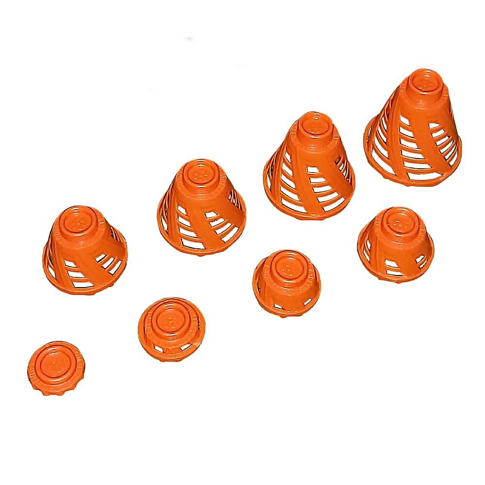 BirTee Pro Speed Golfpegger 8-Pack Orange