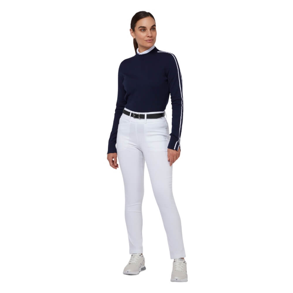 Callaway Striped Genser Dame Navy