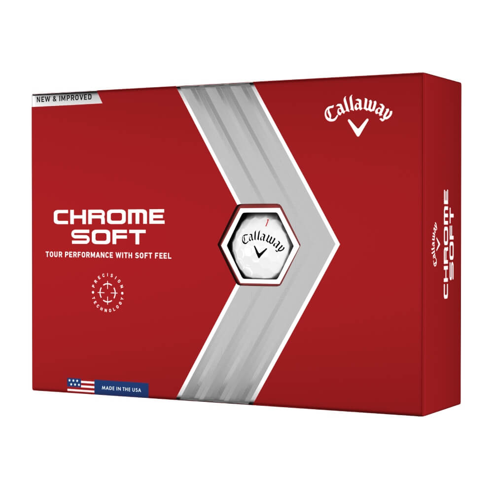 Callaway Chrome Soft Golfball Hvit