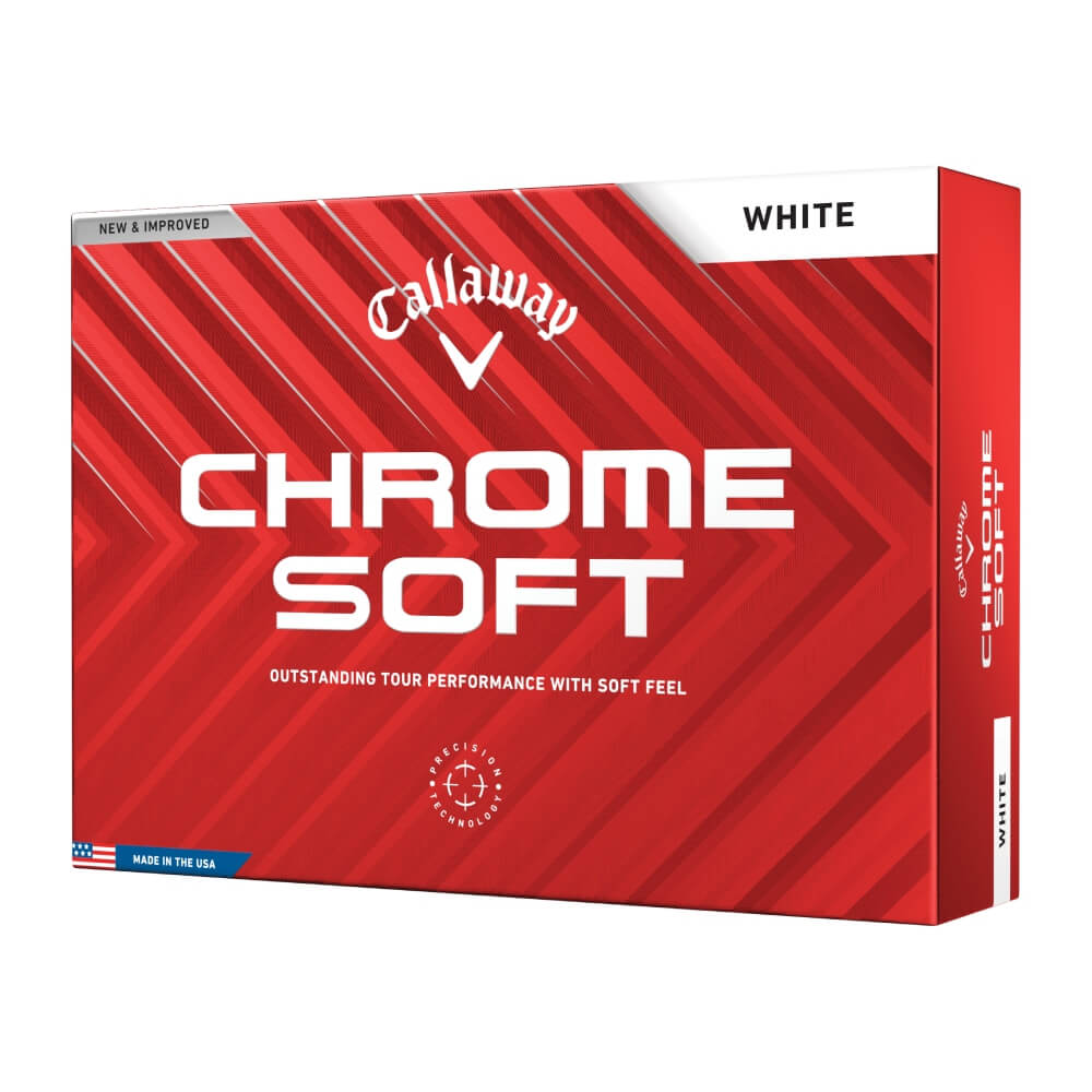Callaway Chrome Soft Golfball Hvit
