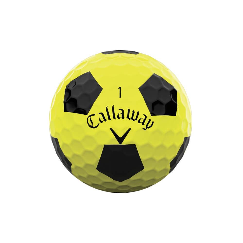 Callaway Chrome Soft Truvis Golfball Gul
