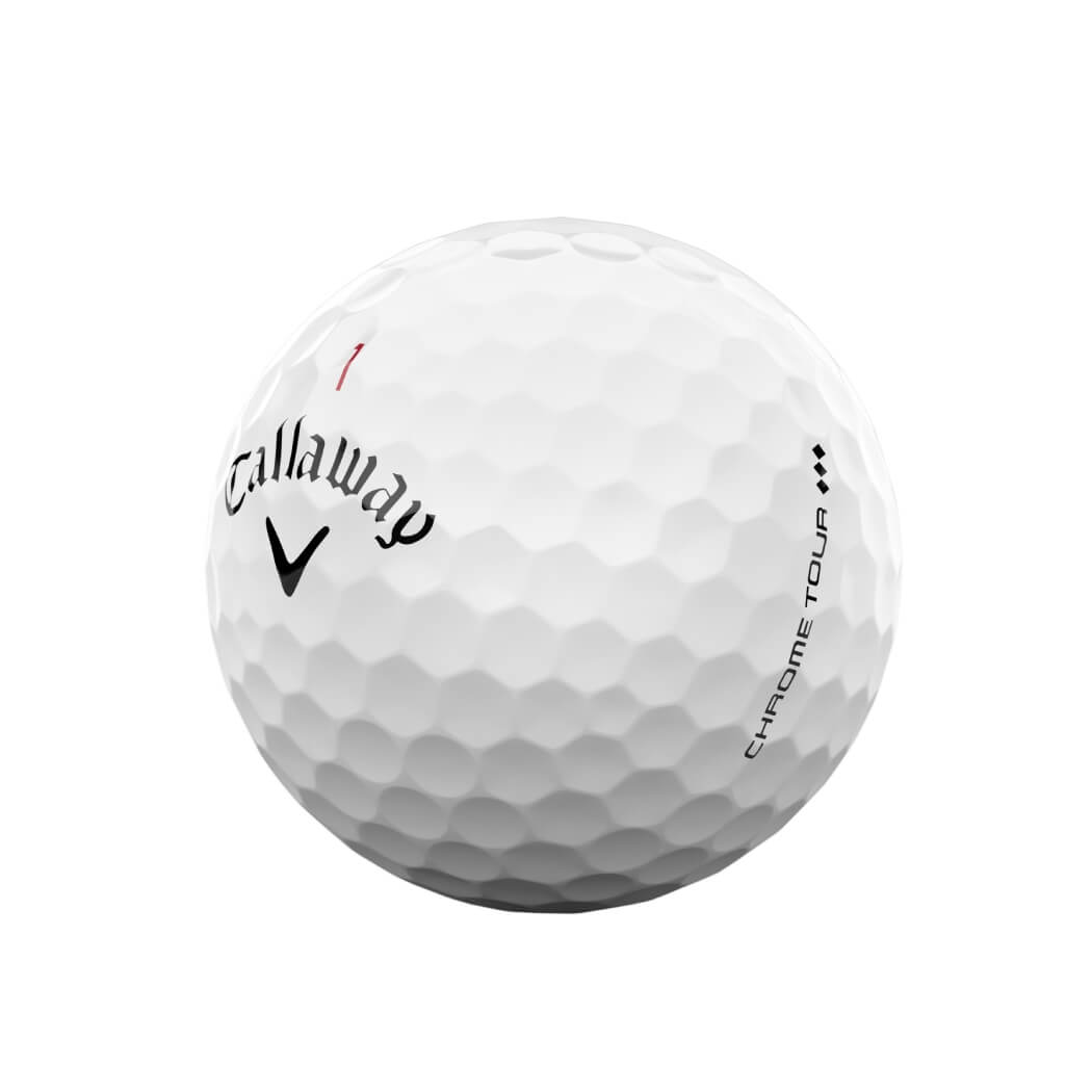 Callaway Chrome Tour Triple Diamond Golfball Hvit