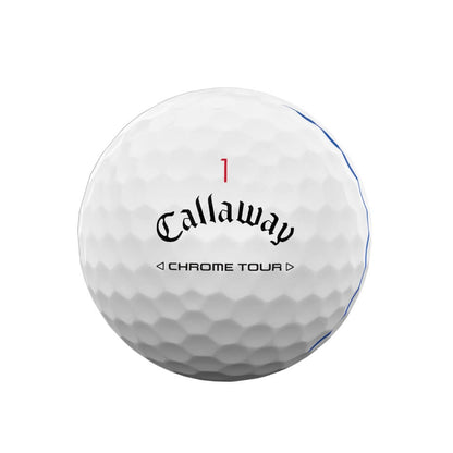 Callaway Chrome Tour Triple Track Brick Golfball Hvit