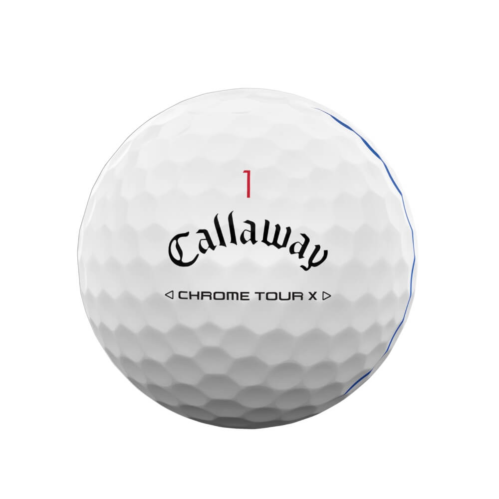 Callaway Chrome Tour X Triple Track Brick Golfball Hvit