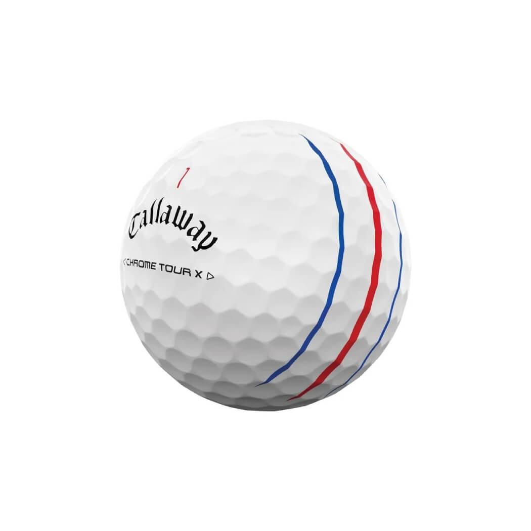 Callaway Chrome Tour X Triple Track Golfball Hvit