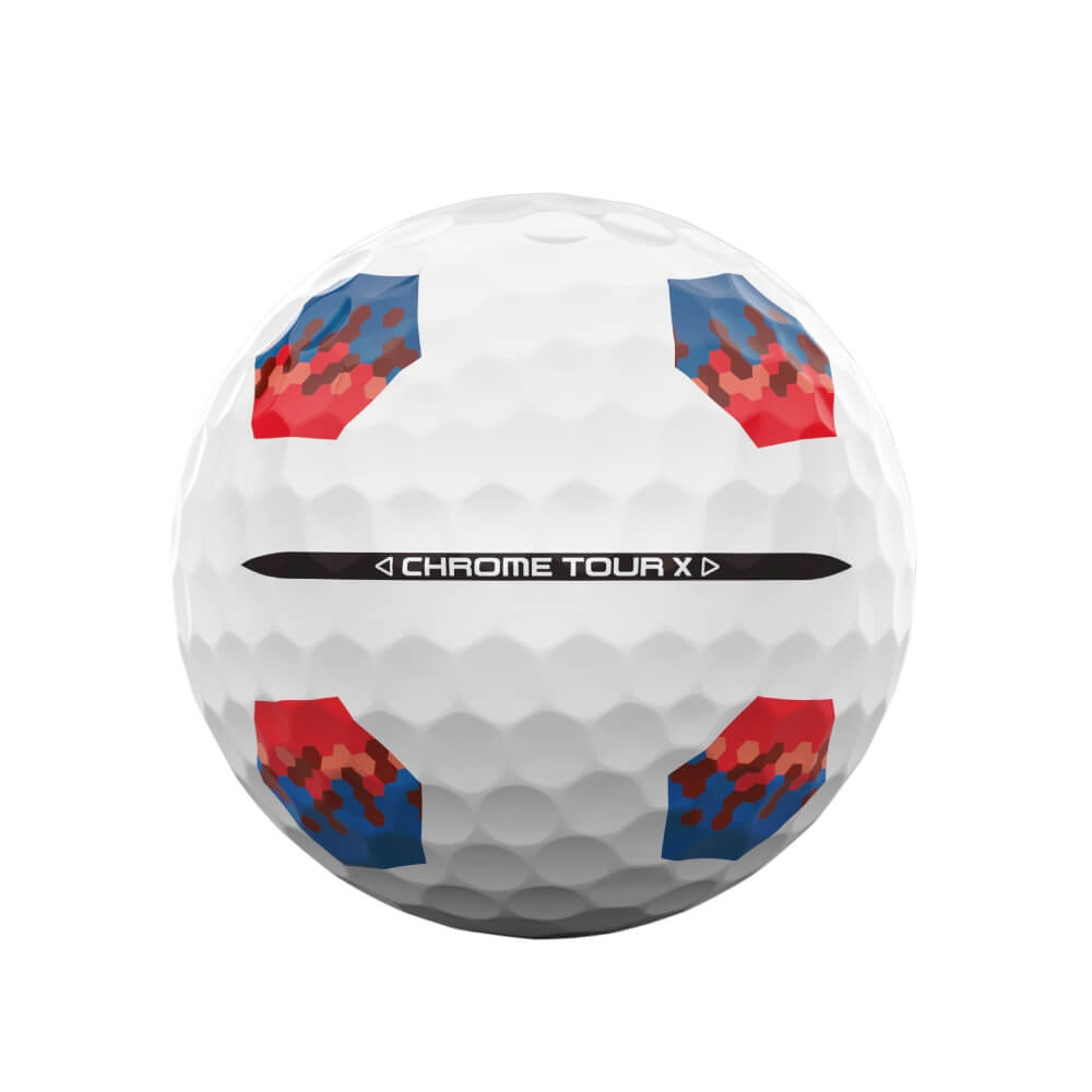 Callaway Chrome Tour X TruTrack Golfball Hvit