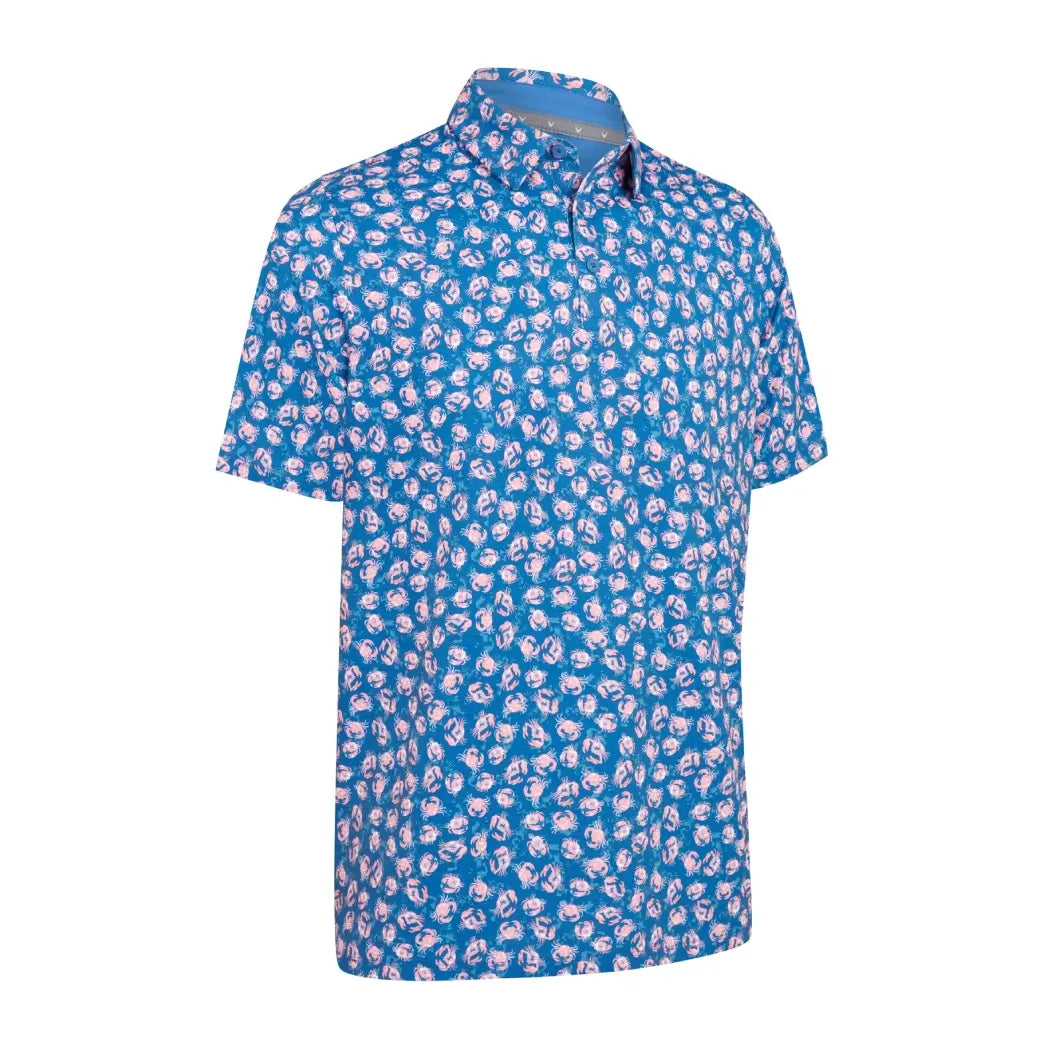 Callaway Crab Novelty Pique Herre Blå