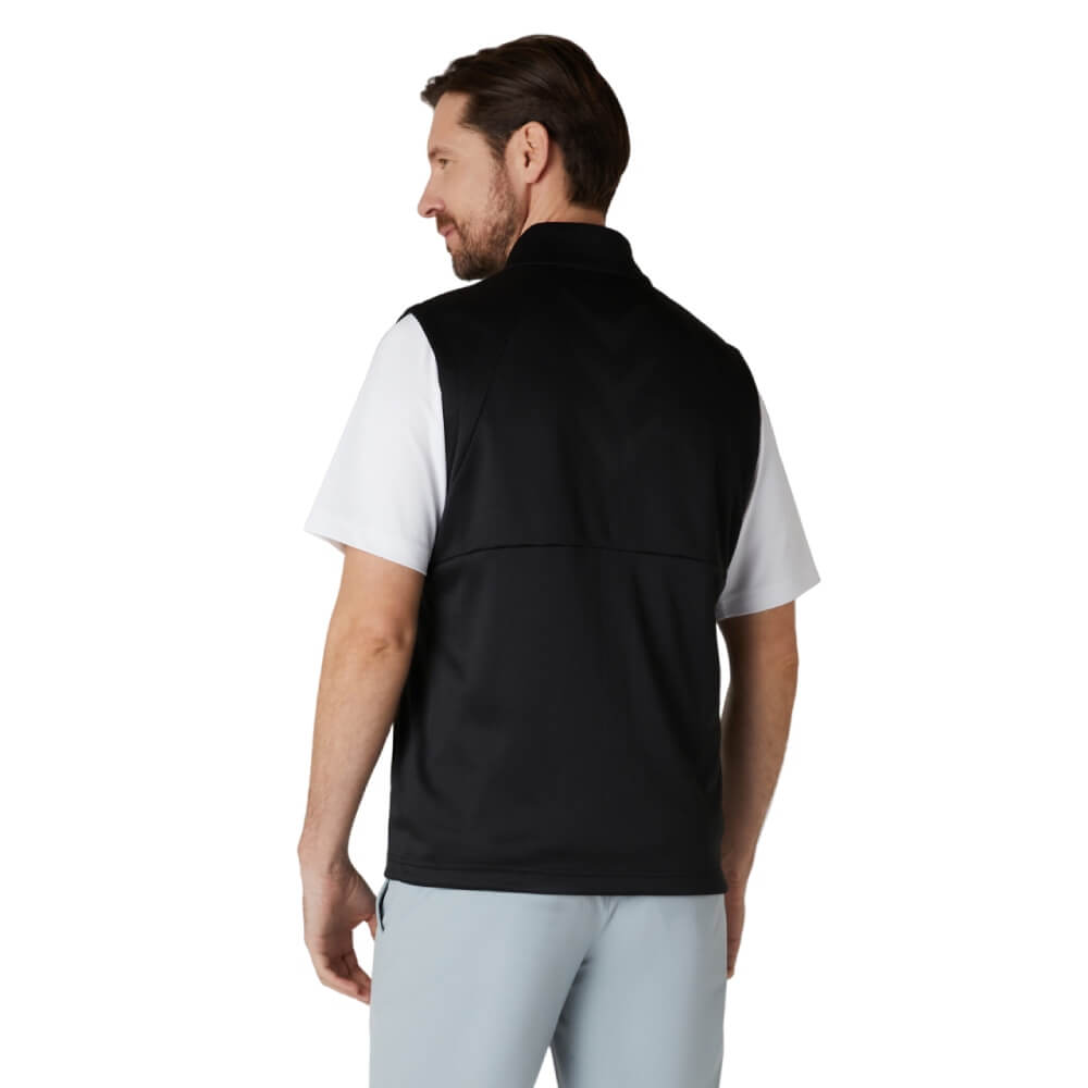 Callaway Full Zip Chevron Vest Herre Sort