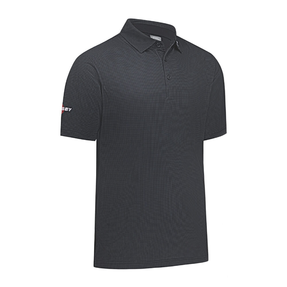 Callaway Gingham Pique Herre Sort