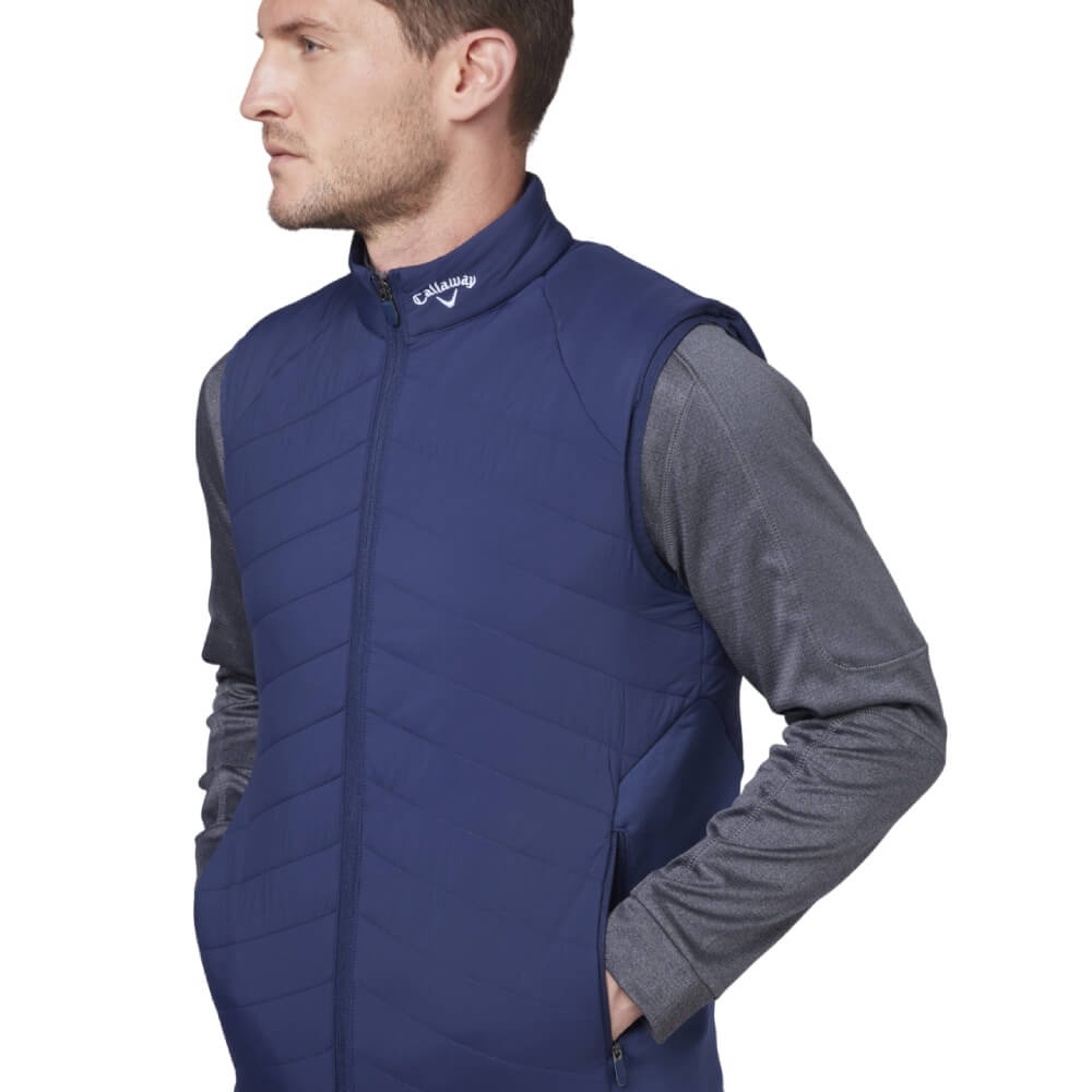 Callaway Primaloft Quilted Vest Herre Navy