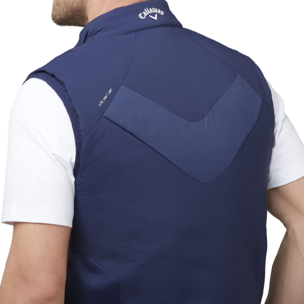 Callaway Primaloft Quilted Vest Herre Navy