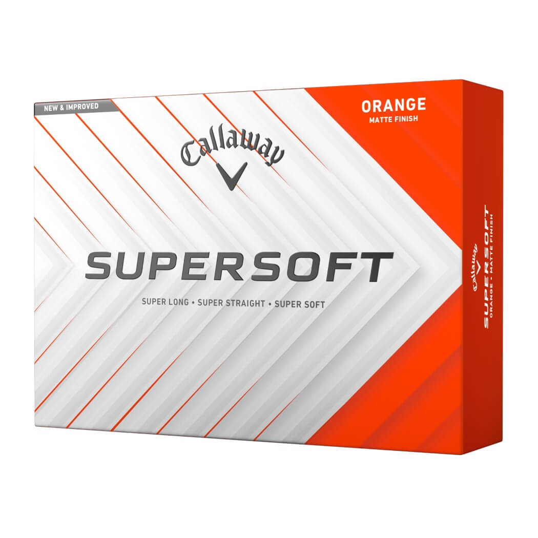Callaway Supersoft Golfball Orange