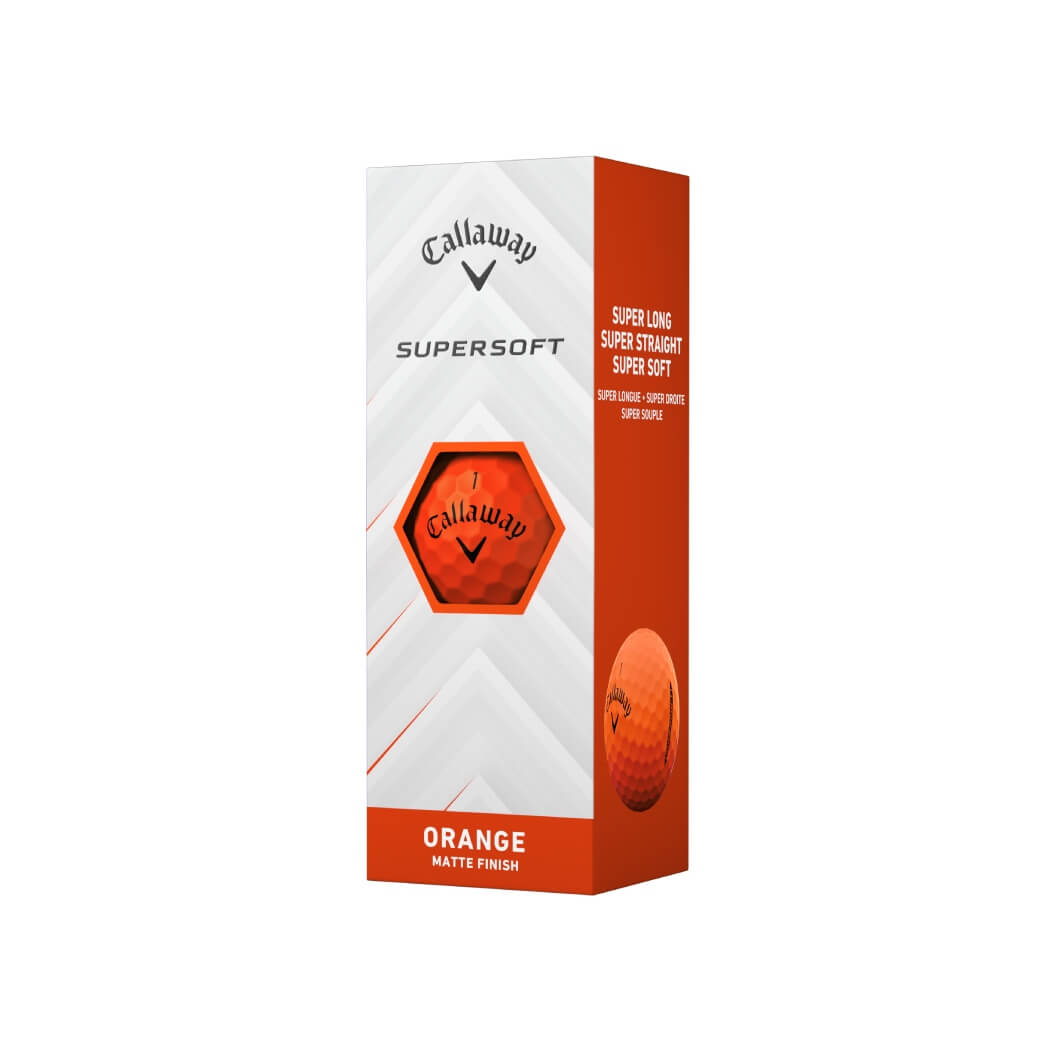 Callaway Supersoft Golfball Orange