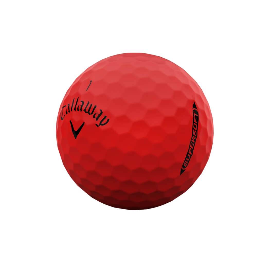 Callaway Supersoft Golfball Rød