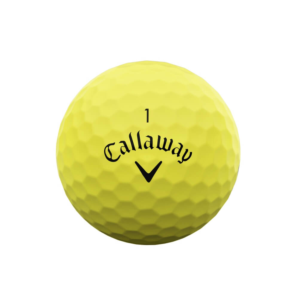 Callaway Supersoft Golfball Gul