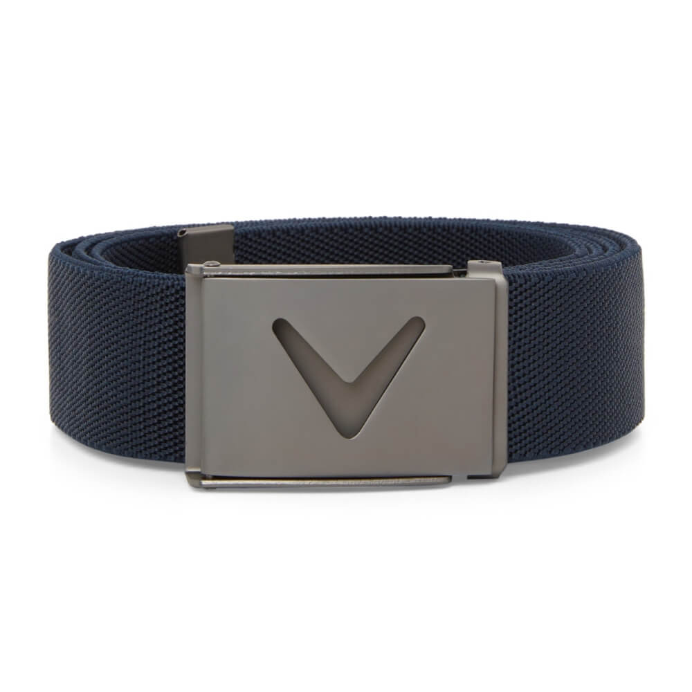 Callaway V-logo Stretch Web Belte Navy