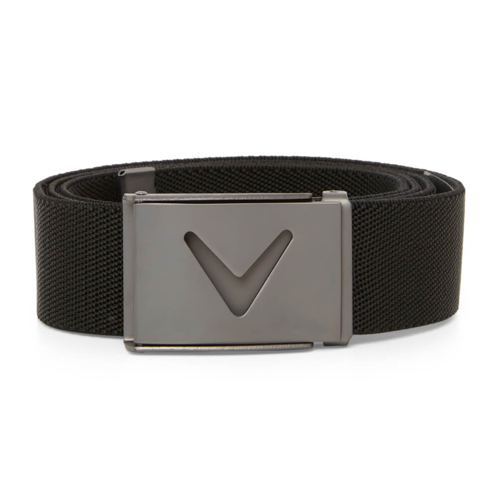 Callaway V-logo Stretch Web Belte Sort