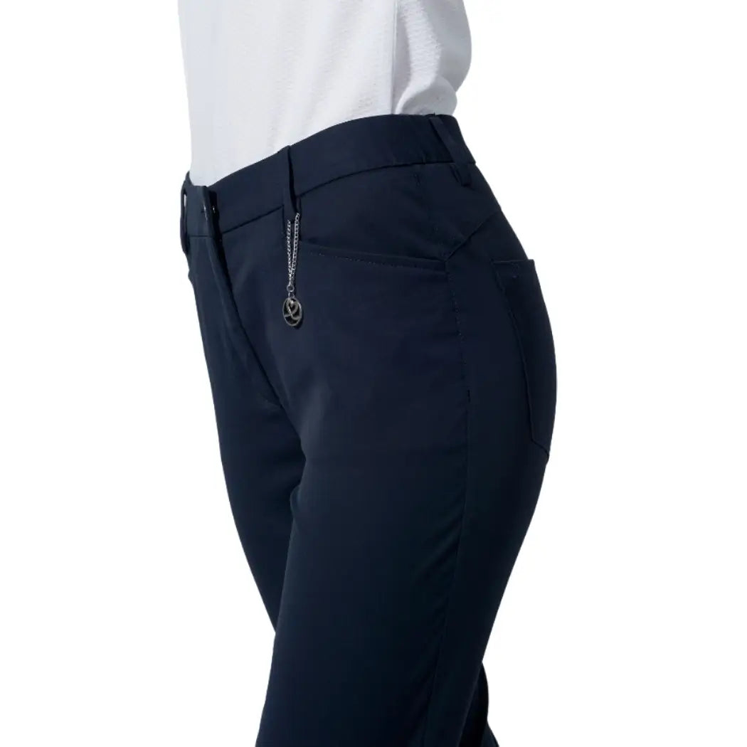 Daily Sports Lyric Cropped Bukse Dame Navy