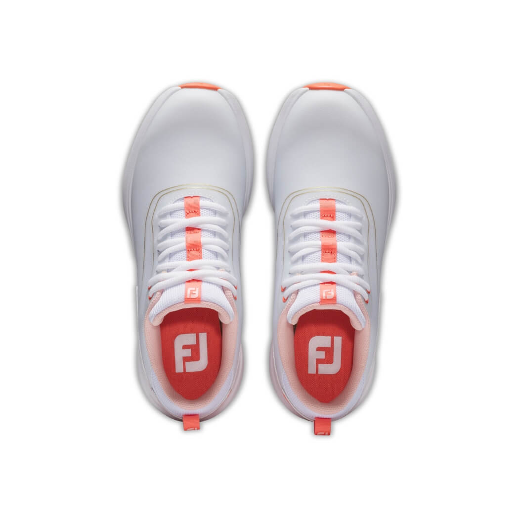 FootJoy Performa Golfsko Dame Hvit/Orange