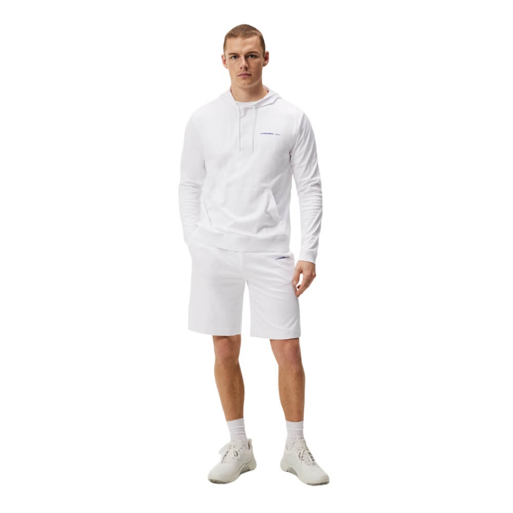 J.Lindeberg Roland Hoodie Herre Hvit