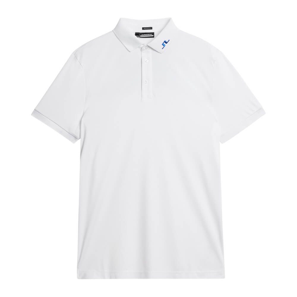 J.Lindeberg KV Regular Fit Pique Herre Hvit