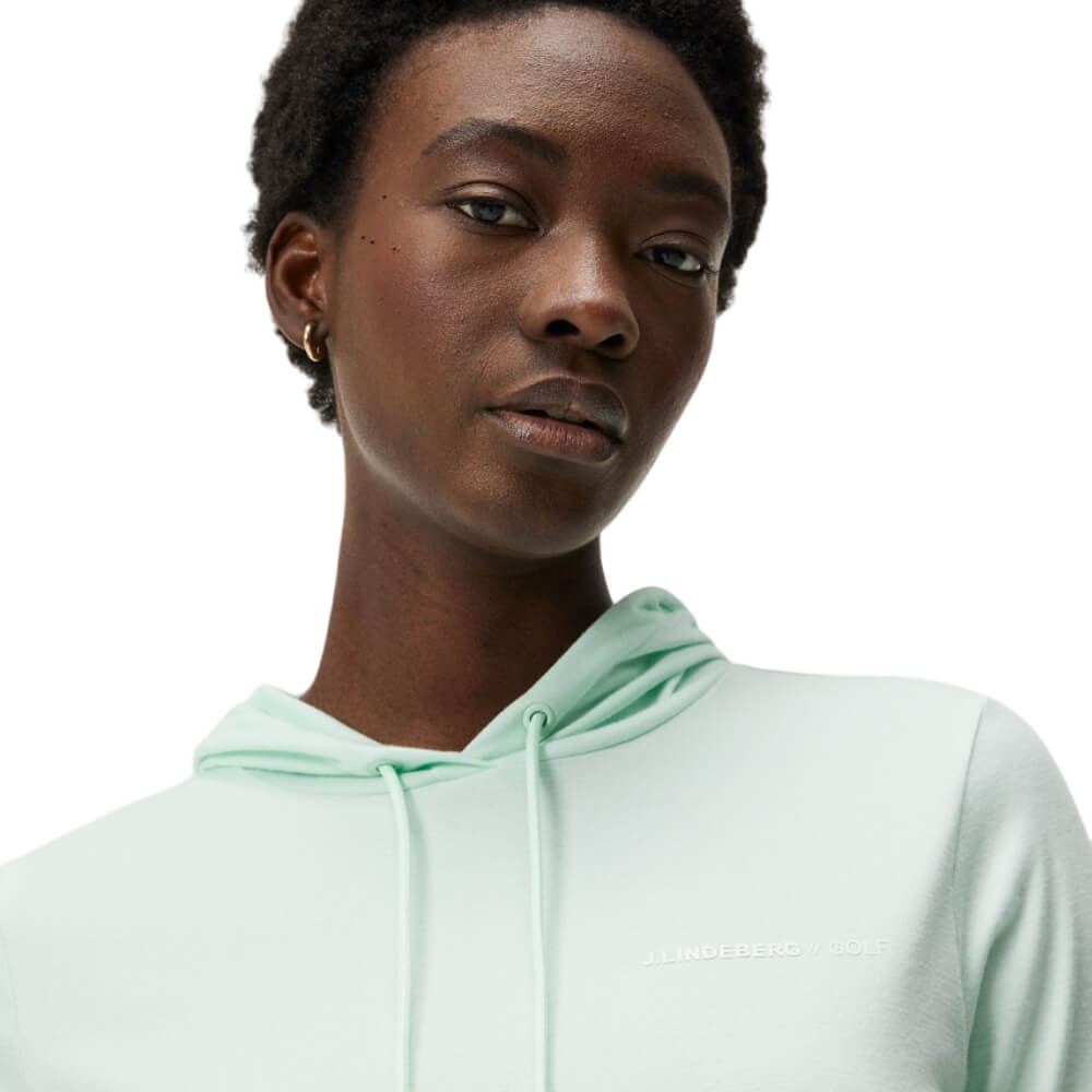 J.Lindeberg Vice Hoodie Dame Honeydew