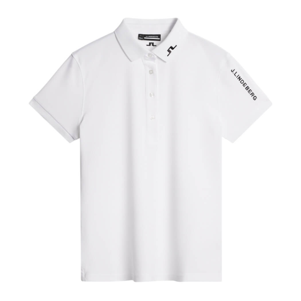 J.Lindeberg Tour Tech Pique Dame Hvit