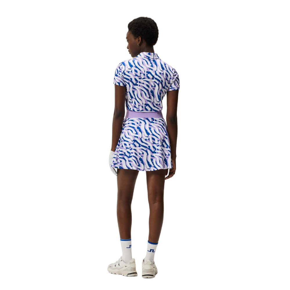 J.Lindeberg Joline Print Skjørt Dame Purple Painted Zebra