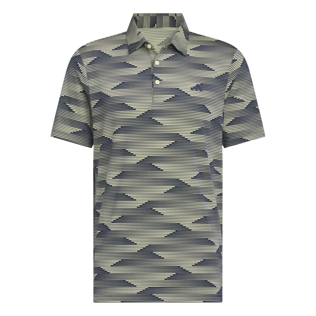 Adidas Ultimate365 Speed Stripe Pique Herre Navy/Gul