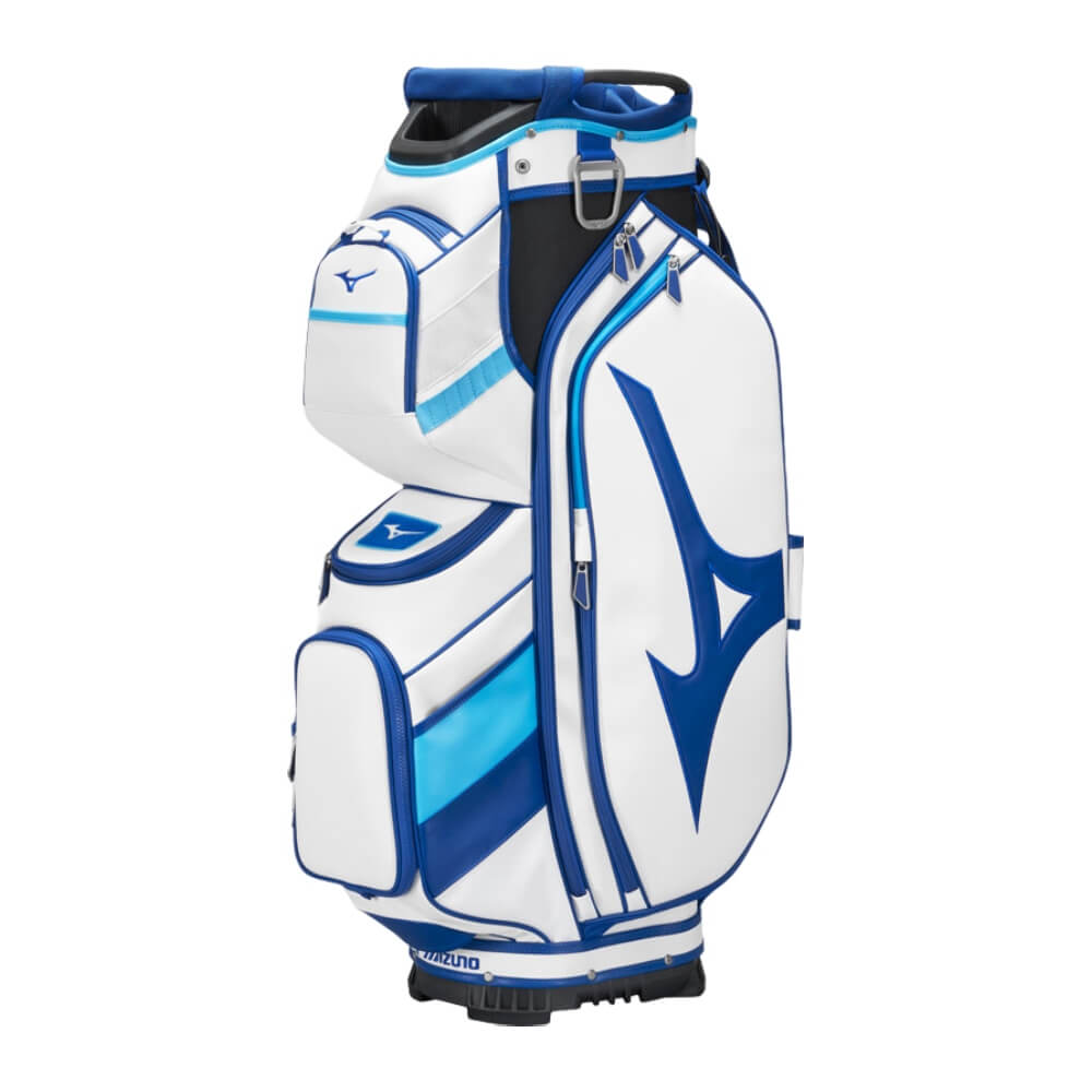 Mizuno Tour Trallebag Hvit/Blå