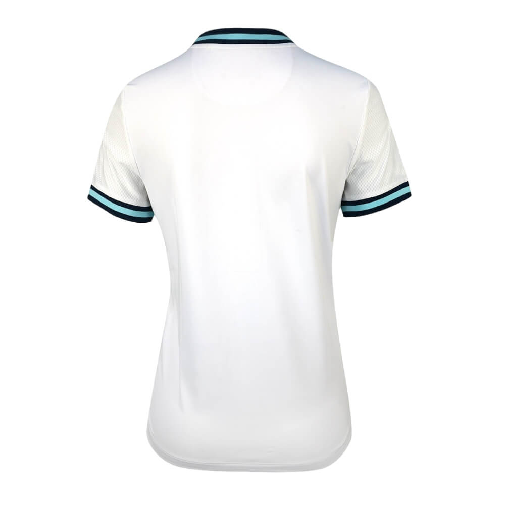 Original Penguin Short Sleeve Rib Trimmed Pique Dame Hvit