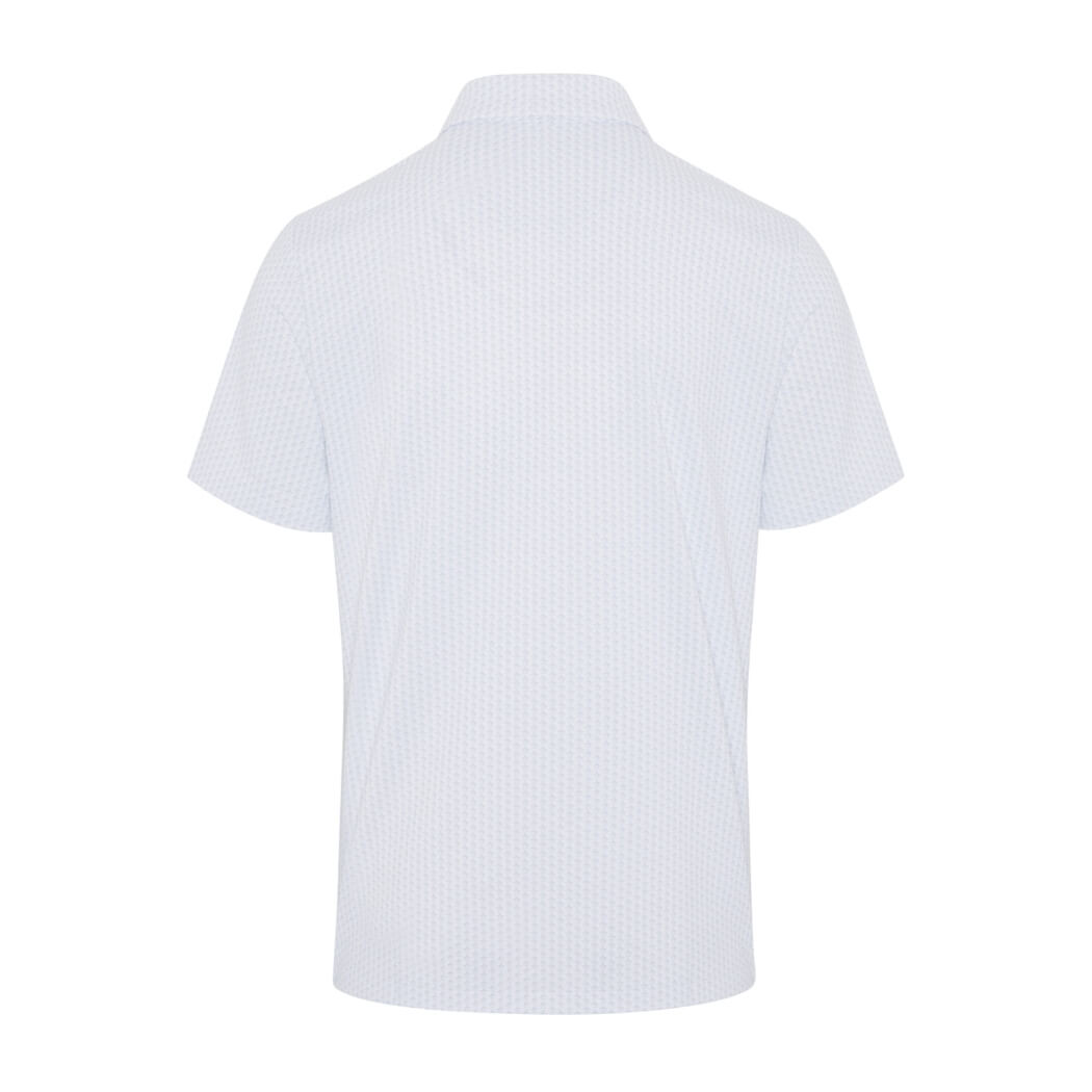 Original Penguin Pete Printed LC Pique Herre Hvit