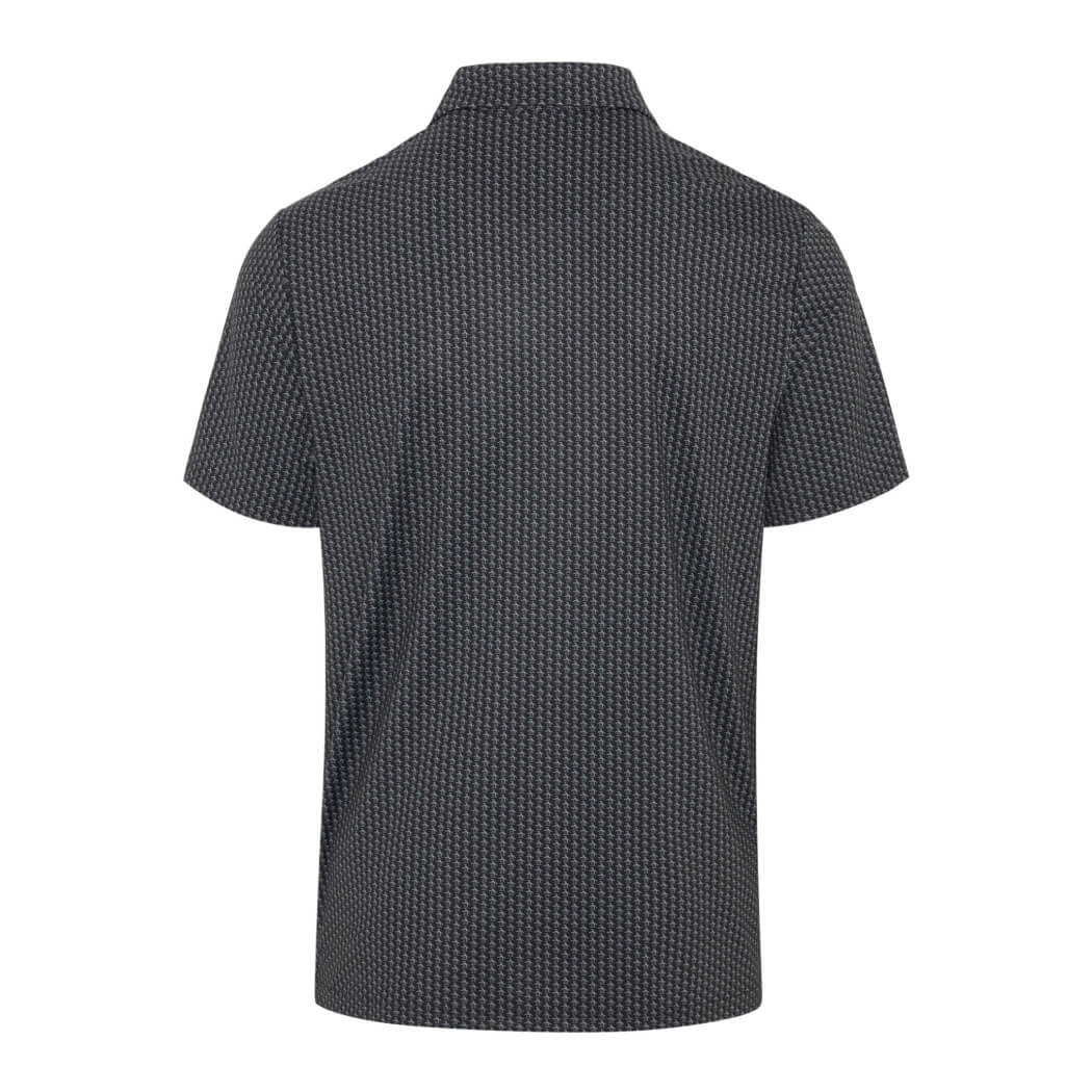 Original Penguin Pete Printed LC Pique Herre Sort