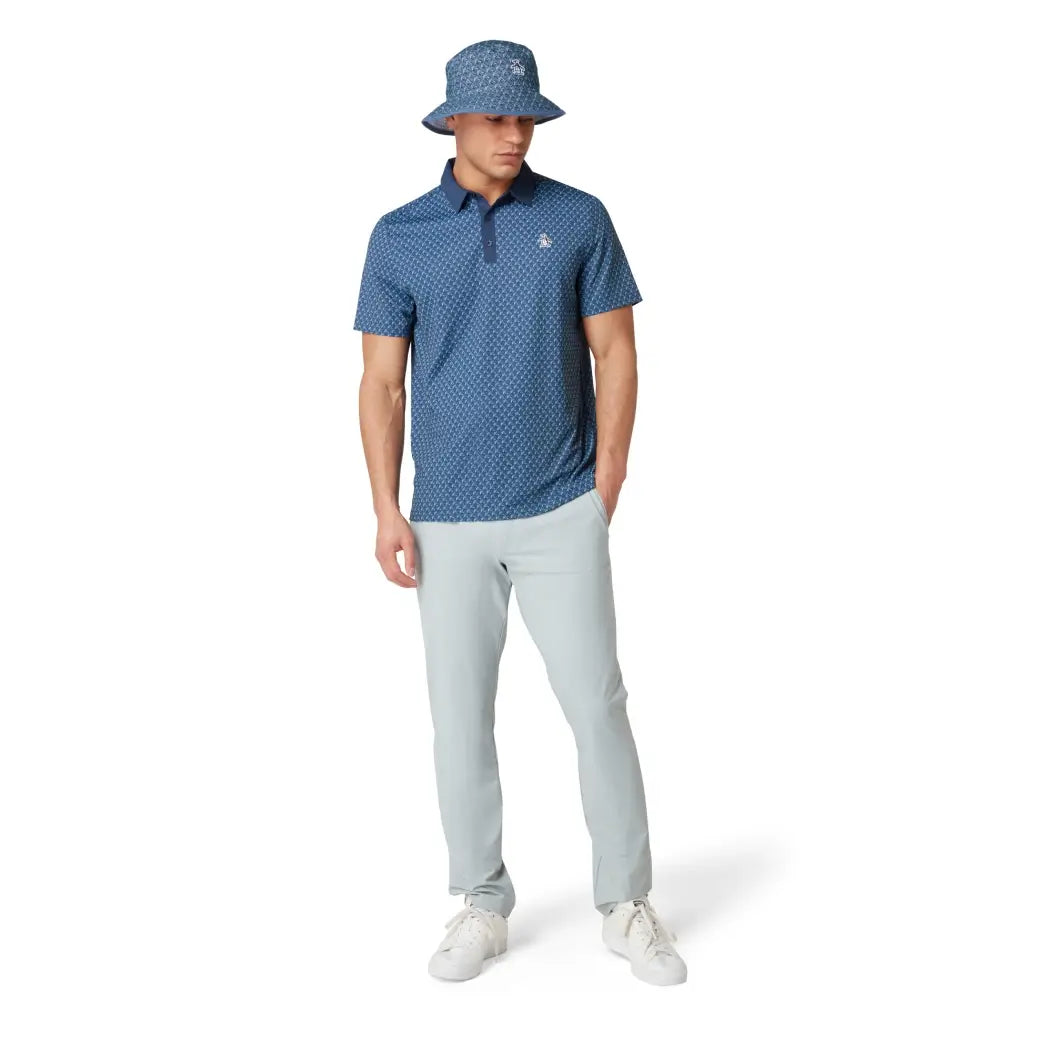 Original Penguin Pete’s Tee Time Pique Herre Navy