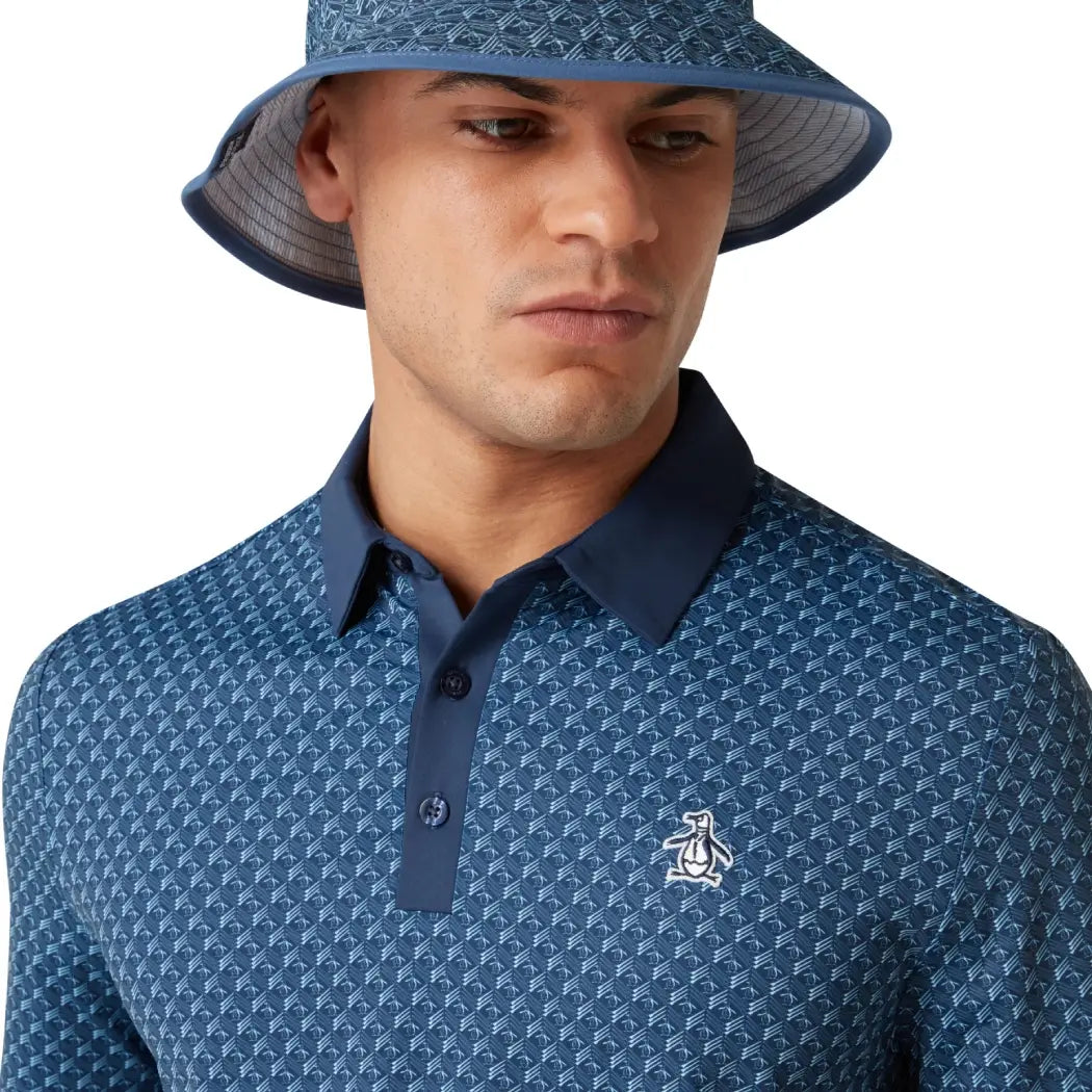 Original Penguin Pete’s Tee Time Pique Herre Navy