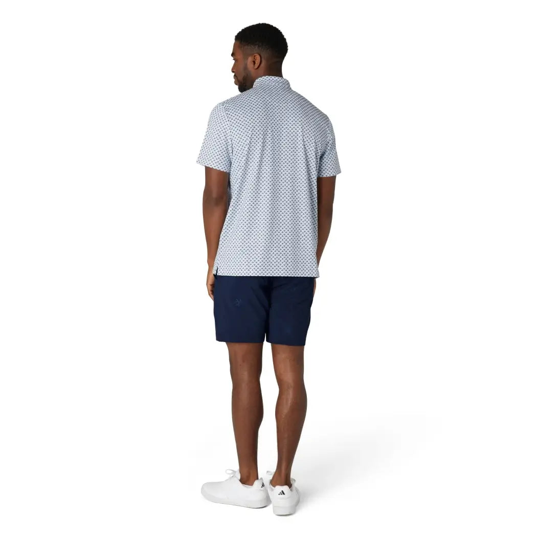 Original Penguin Retro Geo Pique Herre Hvit