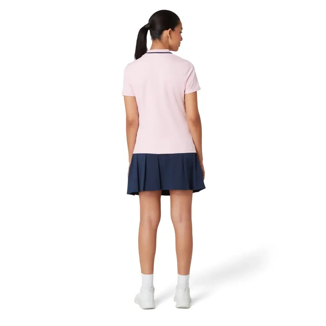 Original Penguin Ribbed Pique Dame Rosa