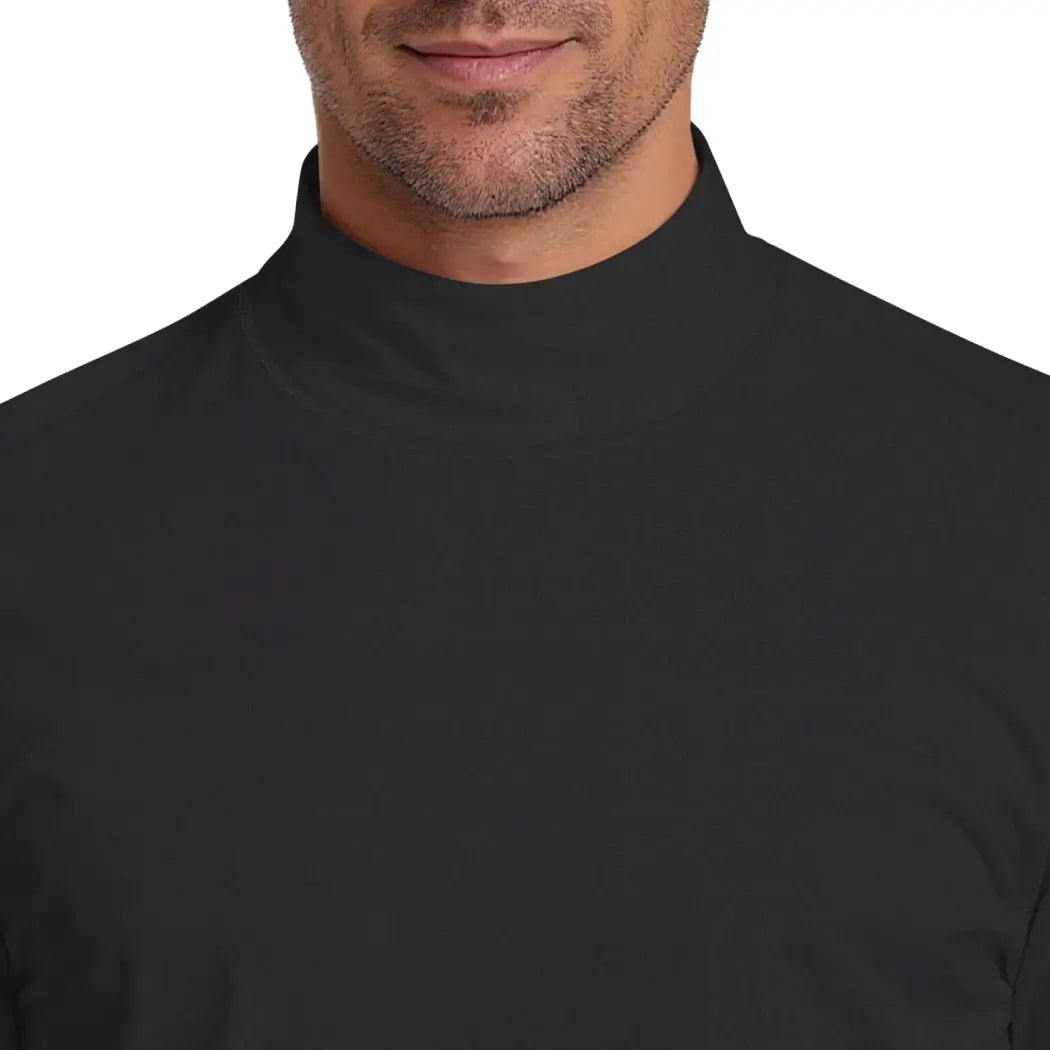 PGA Tour Mock Neck Genser Herre Sort