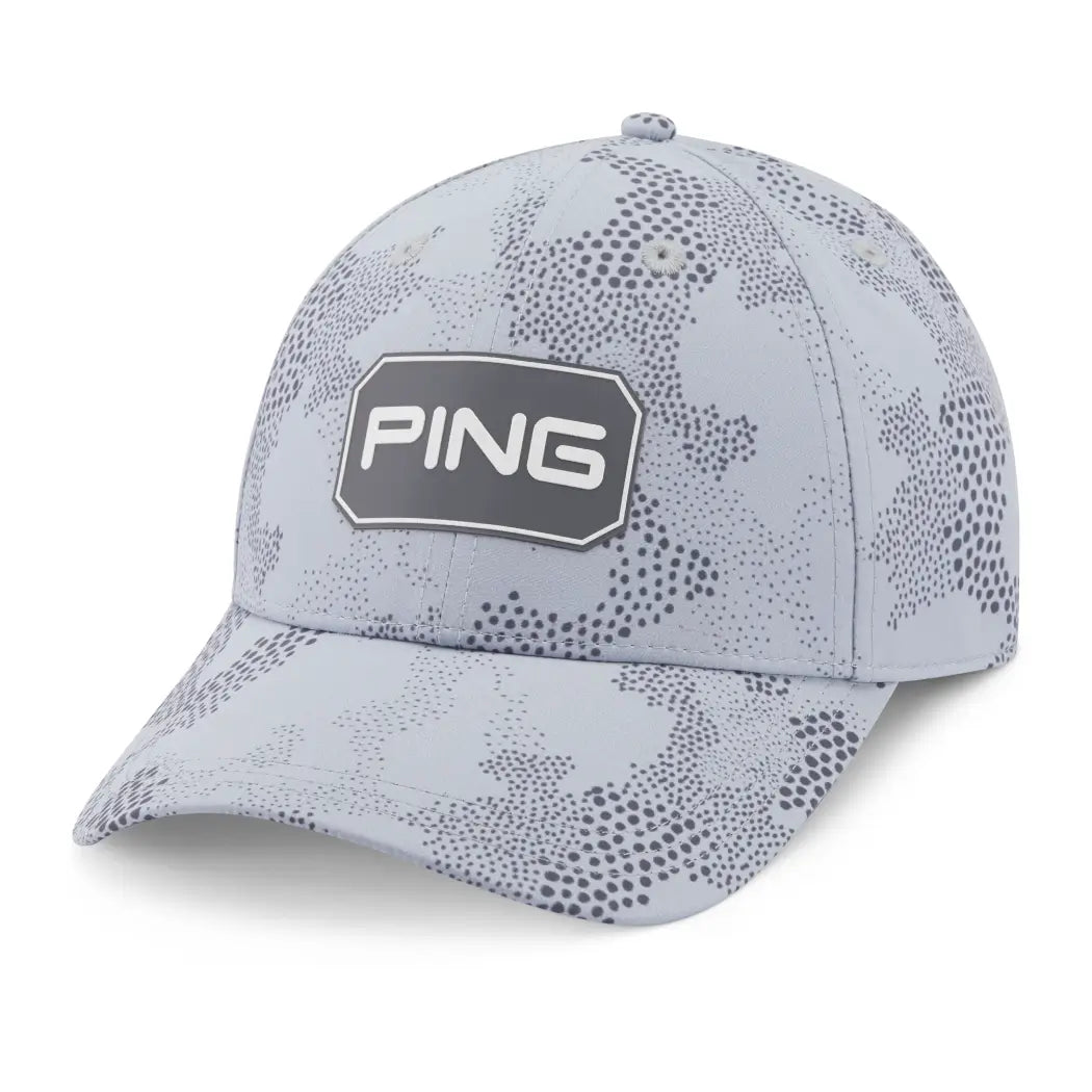 Ping Textured Camo Caps Sølv