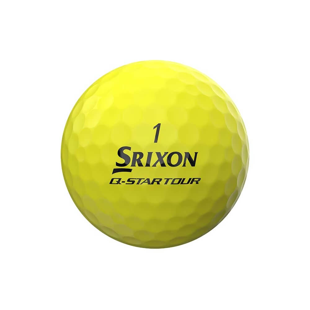 Srixon Q-Star Tour Divide Golfball Gul/Rød