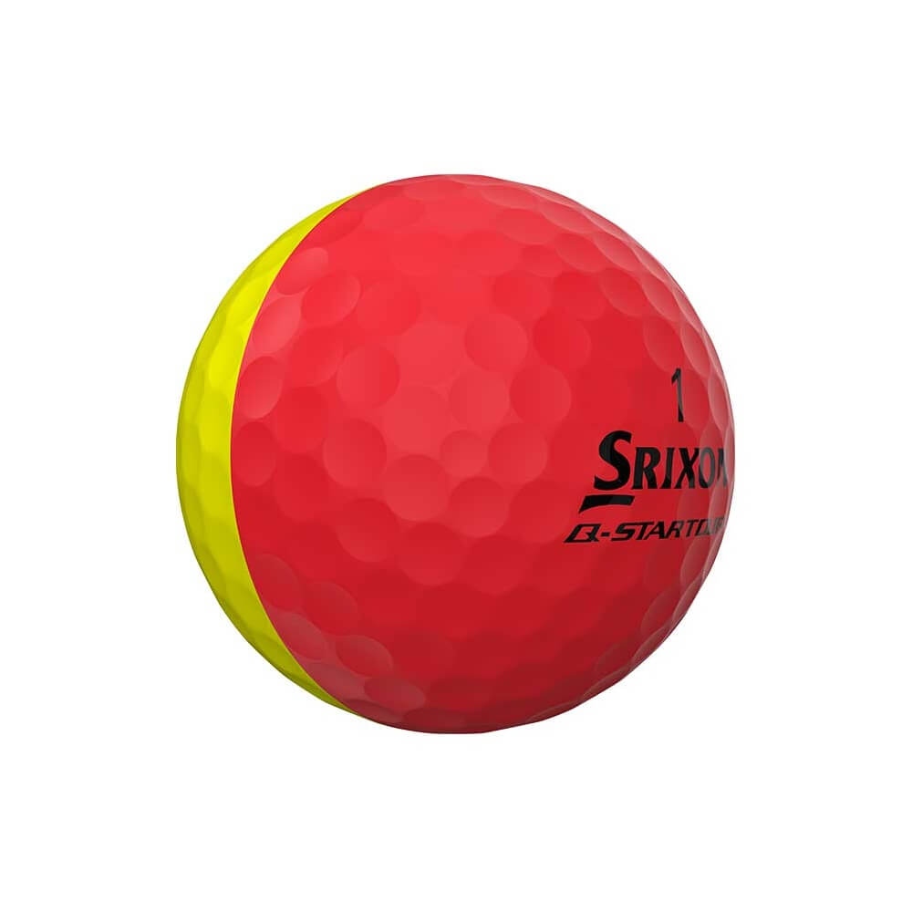 Srixon Q-Star Tour Divide Golfball Gul/Orange