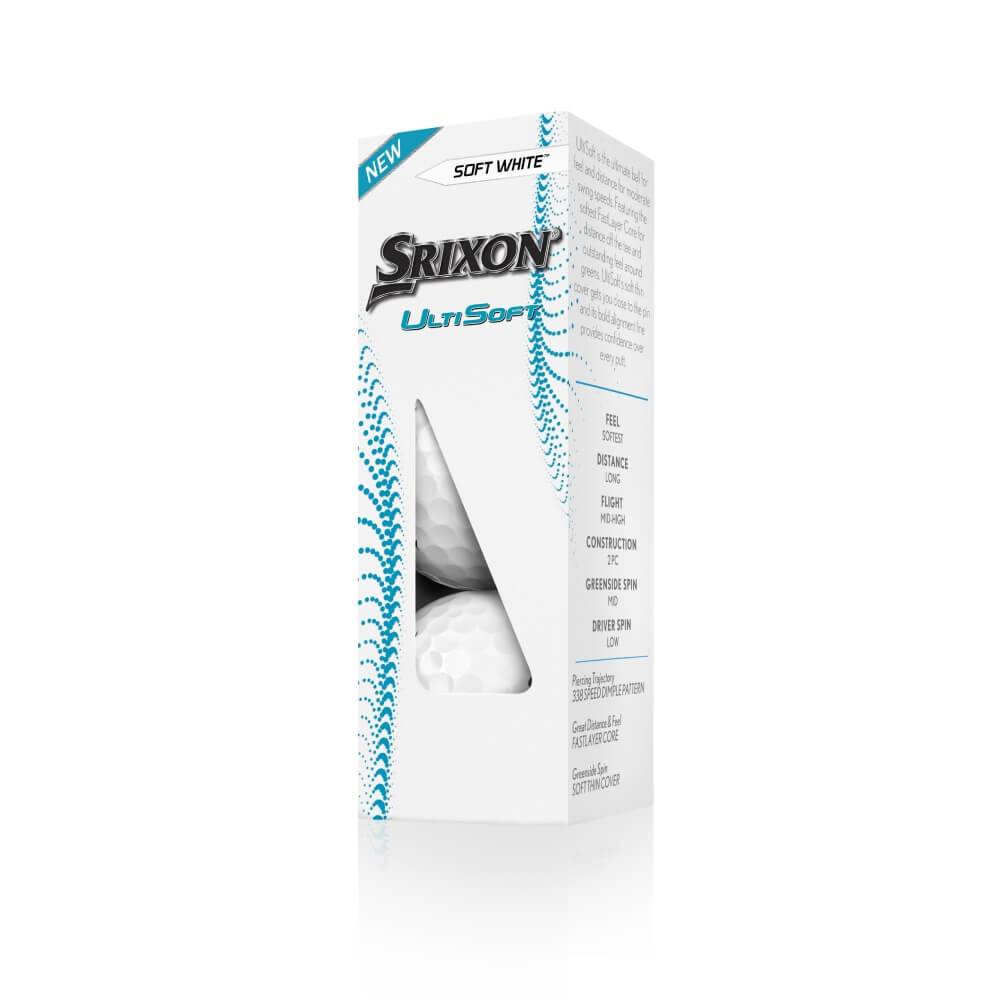 Srixon Ultisoft Golfball Hvit