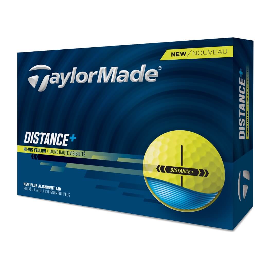 TaylorMade Distance+ Golfball Gul