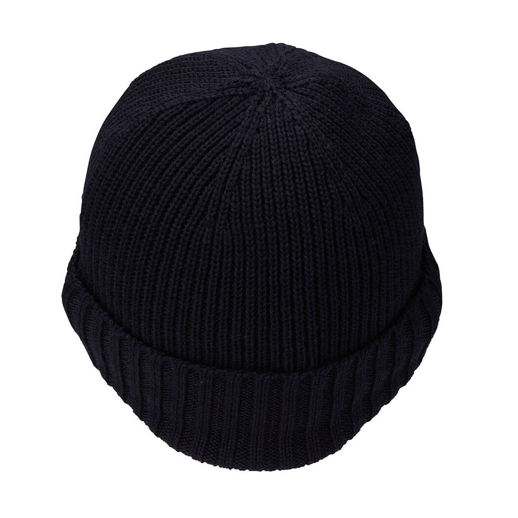 TaylorMade Ribbed Nit Beanie Lue Navy