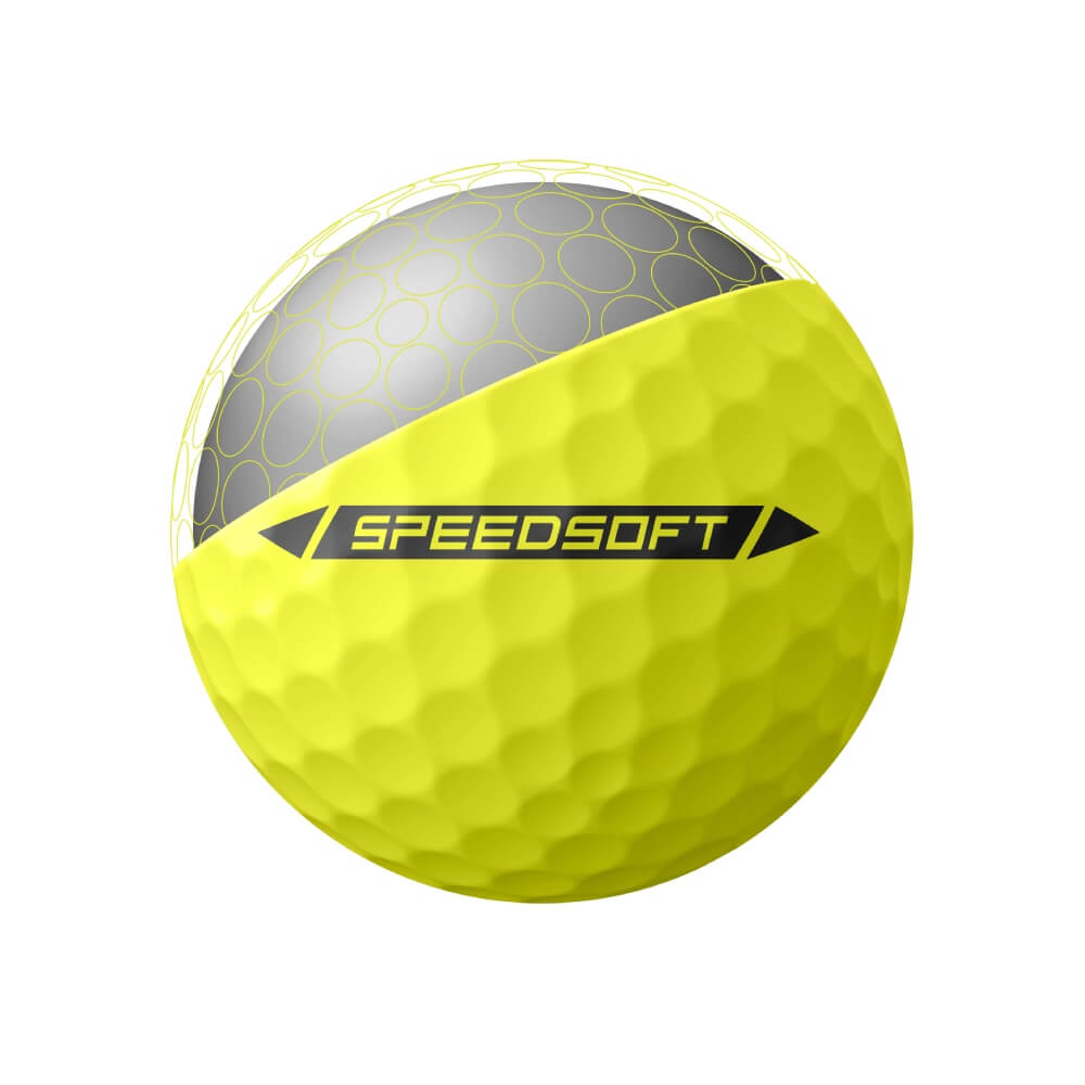 TaylorMade SpeedSoft Golfball Gul
